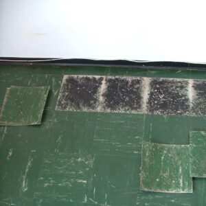 asbesthaltige Flexplatten mit asbesthaltigem Kleber